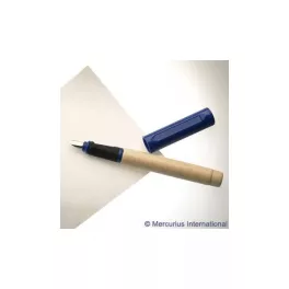 Töltőtoll fából - 1,5 mm - kék (kaligrafikus)