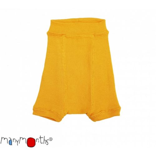 ManyMonths gyapjú Shorties - Saffron yellow