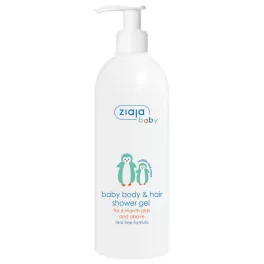   Ziaja baba és gyermek hipoallergén pumpás tusfürdő (400ml)
