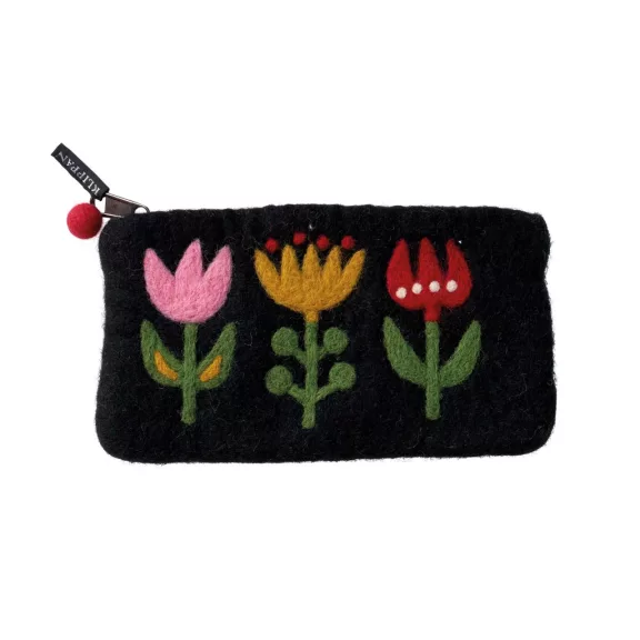 Klippan nemezelt pénztárca - Tulipán Klippan nemezelt pénztárca - Tulipán