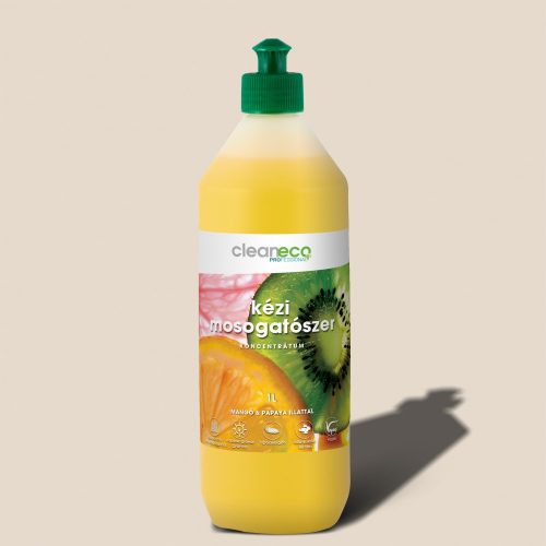 Kézi mosogatószer Cleaneco pumpás - mangó-papaya (1 l)