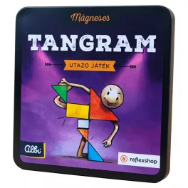 Mágneses tangram játék utazáshoz