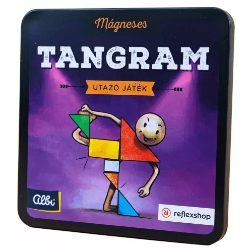 Mágneses tangram játék utazáshoz
