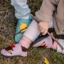 Liliputi Puhatalpú cipő Paws Lila süni - Méret L Liliputi Puhatalpú cipő Paws Lila süni - Méret L