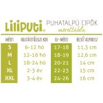 Liliputi Puhatalpú cipő Paws Lila süni - Méret L