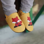 Liliputi puhatalpú cipő Paws Rókás - Méret M