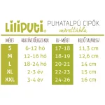 Liliputi puhatalpú cipő Paws Rókás - Méret XL