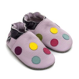 Liliputi puhatalpú cipő - Rainbow dots paws - Méret L
