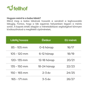   Fellhof babacipő, csúszásgátlós talppal, Balu Marine - Méret 18
