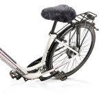 Fellhof báránybőr bicikliülés borítás - Antracit