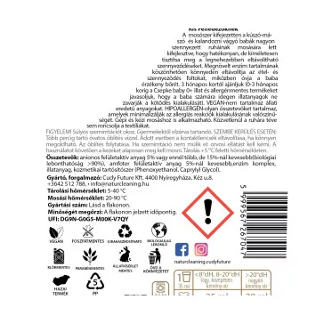 Csepke Baby Mosógél Kis Felfedezőknek 3m+ 1 liter