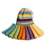 Pop-in bambusz törlőkendő, 1 db - Szín Pasztell színek