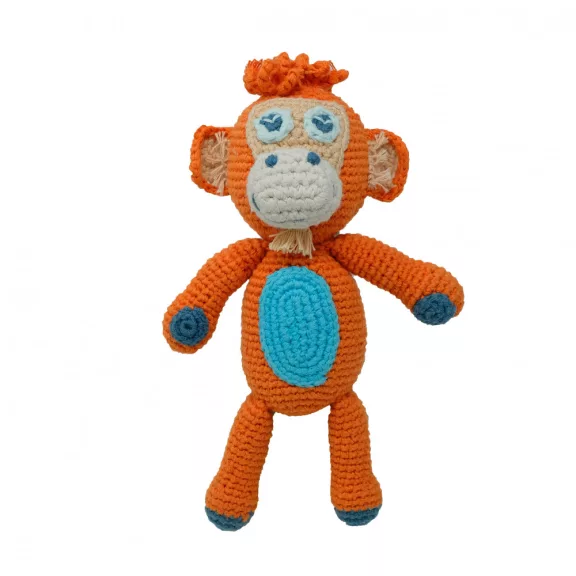 Pop-in horgolt figura - Reggie the orangutan Pop-in horgolt figura - Reggie the orangutan