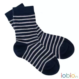 Popolini Iobio - Kék csíkos zokni