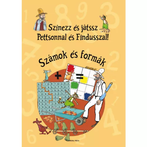 Színezz és játssz Pettsonnal és Findusszal! - Számok és formák