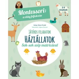   Háziállatok - A világ felfedezés - Játékos feladatok sok-sok szép matricával