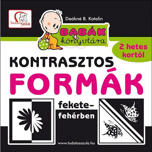 Kontrasztos formák fekete-fehérben - Babák könyvtára