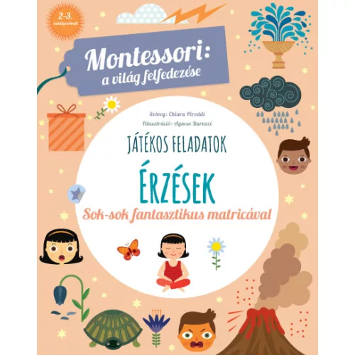 Érzések - Játékos feladatok, Montessori - foglalkoztató