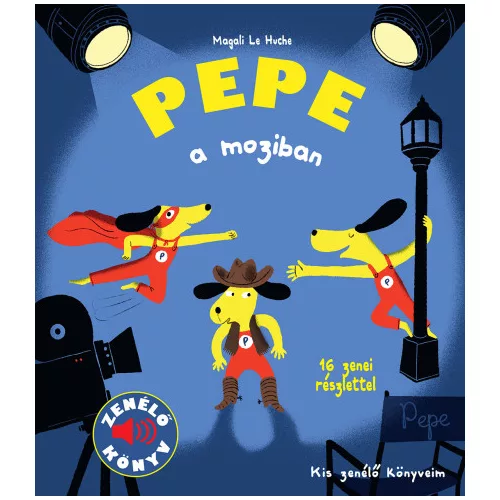 Pepe a moziban - zenélő könyv