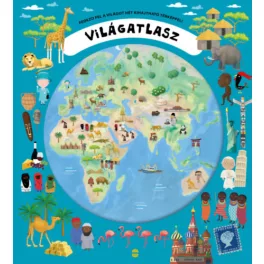   Fedezd fel a világot hét kihajtható térképpel Világatlasz