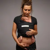 LoveRadius basic rugalmas hordozókendő - fekete