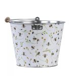 Méhecske mintás fém vödör - 5 literes
