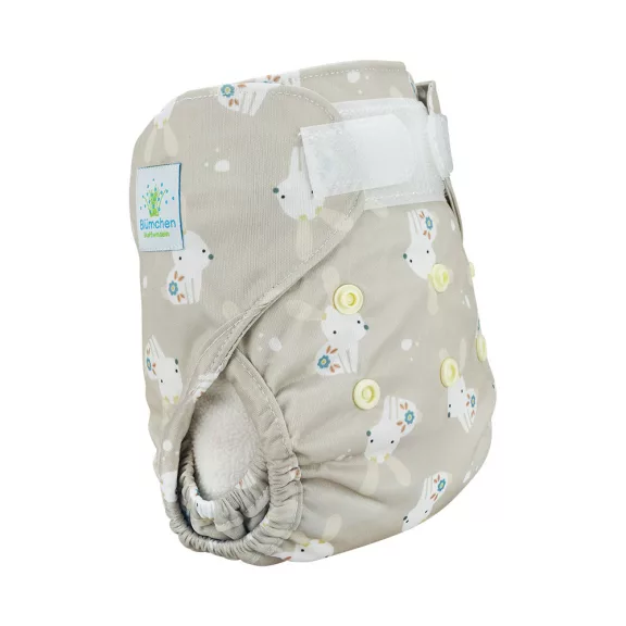 Blümchen Újszülött PUL pelenkakülső 3-6kg - Nyuszis Blümchen Újszülött PUL pelenkakülső 3-6kg - Nyuszis