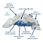 Blümchen mosható inkontinencia pelenka - Flamingó, S