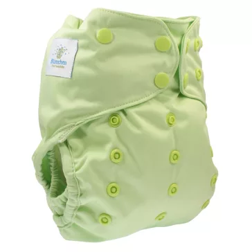 Blümchen patentos pelenkakülső - Zöld