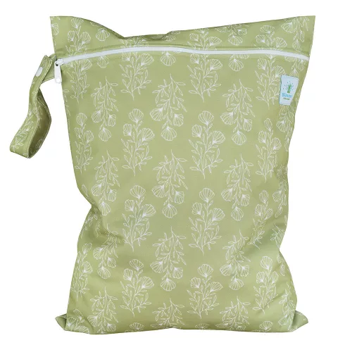 Blümchen pelenkazsák Floral zöld - 5-6 pelenkához