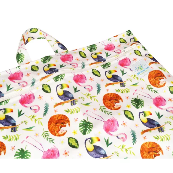 Blümchen XL akasztós pelenkazsák - Flamingo Blümchen XL akasztós pelenkazsák - Flamingo