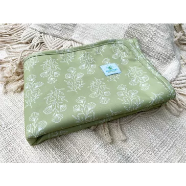 Blümchen pelenkázó alátét - Floral green