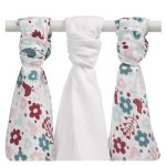 Xkko bambusz tetra pelenka - Flowers&Birds Girls