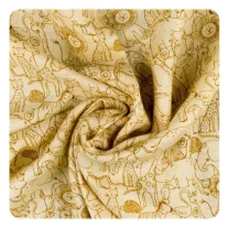 Xkko Bambusz tetra pelenka - 70*70 cm - Safari Honey Mustard
