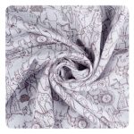 Xkko Bambusz tetra pelenka - 70*70 cm - Safari Atmosphere MIX