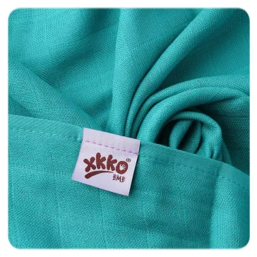 Xkko pamut-bambusz kifogó - 90*100 cm - Türkiz