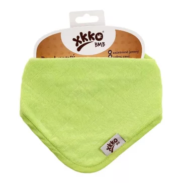 Xkko Bambusz-pamut előke - Lime
