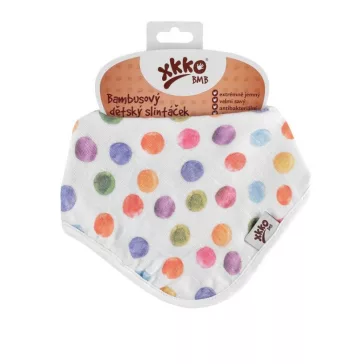 Xkko Bambusz-pamut előke - Polka Dots