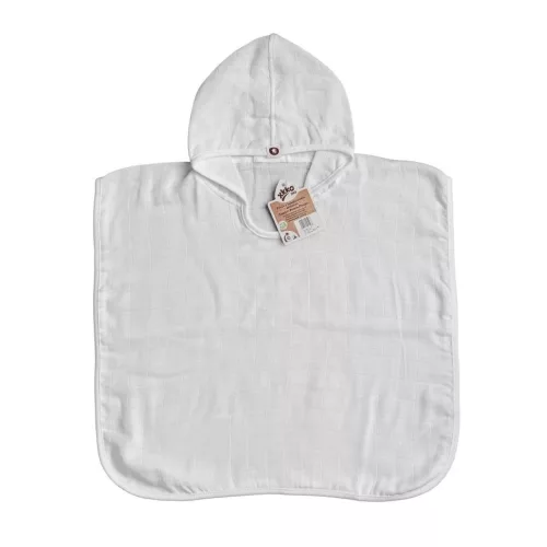 Xkko bambusz poncho - fehér méret : 1