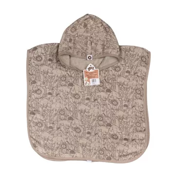 Xkko bambusz poncho - Safari - Atmosphere, méret: 2