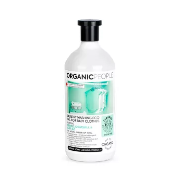  OrganicPeople - Öko szenzitív mosógél babaruhákhoz bio kamillával és mosódióval - 1000 ml