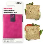 Boc'n'Roll Square szendvicscsomagoló - Málna