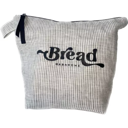 Kenyérzsák Bread csíkos feliratos