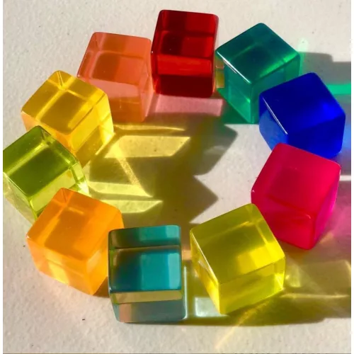 Bauspiel fénykockák 10 db