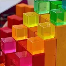 Bauspiel fénykockák 10 db Bauspiel fénykockák 10 db