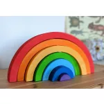 Bauspiel színes nagy szivárvány, 7 részes