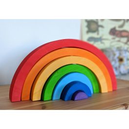 Bauspiel színes nagy szivárvány, 7 részes