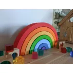 Bauspiel színes nagy szivárvány, 7 részes
