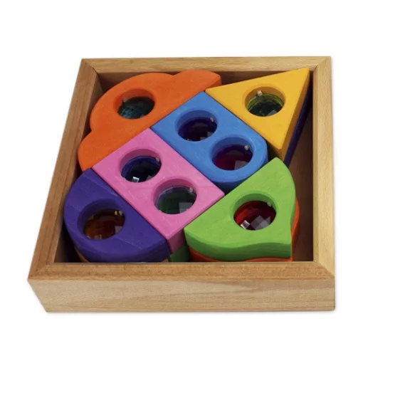 Bauspiel tündérablakok színes építő - 12 részes Bauspiel tündérablakok színes építő - 12 részes