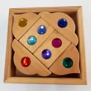 Bauspiel meseablakok építő, 12 részes Bauspiel meseablakok építő, 12 részes